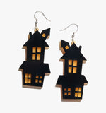 Halloween Haunted House Earrings/Ear Clip