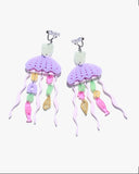 Pastels Luminous Jellyfish Dangle/Ear Clip
