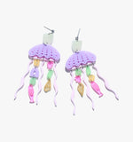 Pastels Luminous Jellyfish Dangle/Ear Clip