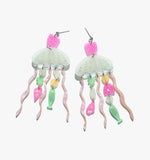 Luminous Jellyfish Dangle/Ear Clip
