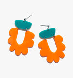 Orange Blossom Earrings/Ear Clip