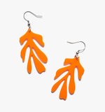 Orange Matisse Earrings/Ear Clip