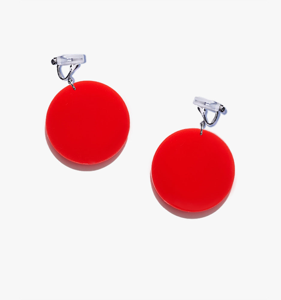 Red Earrings/Ear Clip