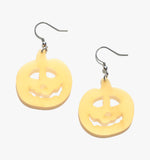 Halloween Luminous Weird Pumpkin Earrings/Ear Clip