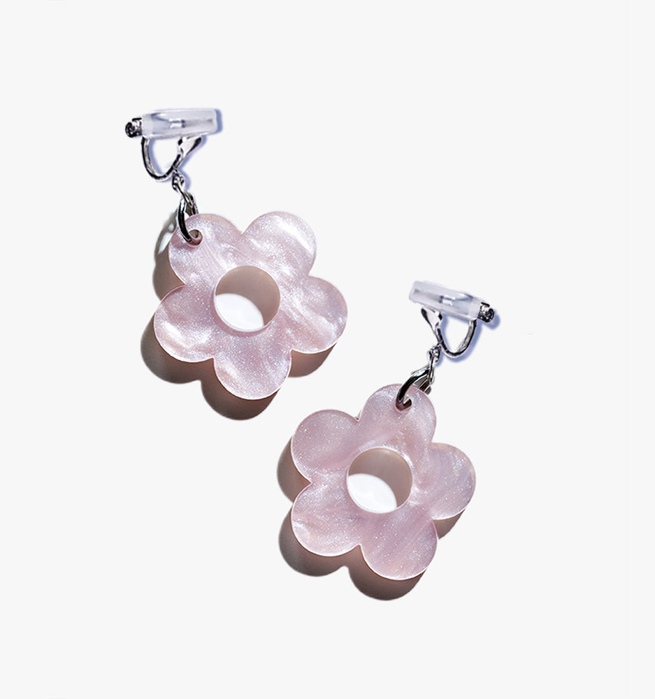 Simple Flower Earrings/Ear Clip