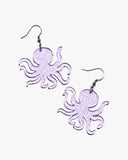 Purple Octopus Earrings/Ear Clip