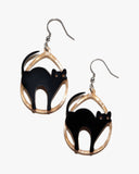 Black Cat Earrings/Ear Clip