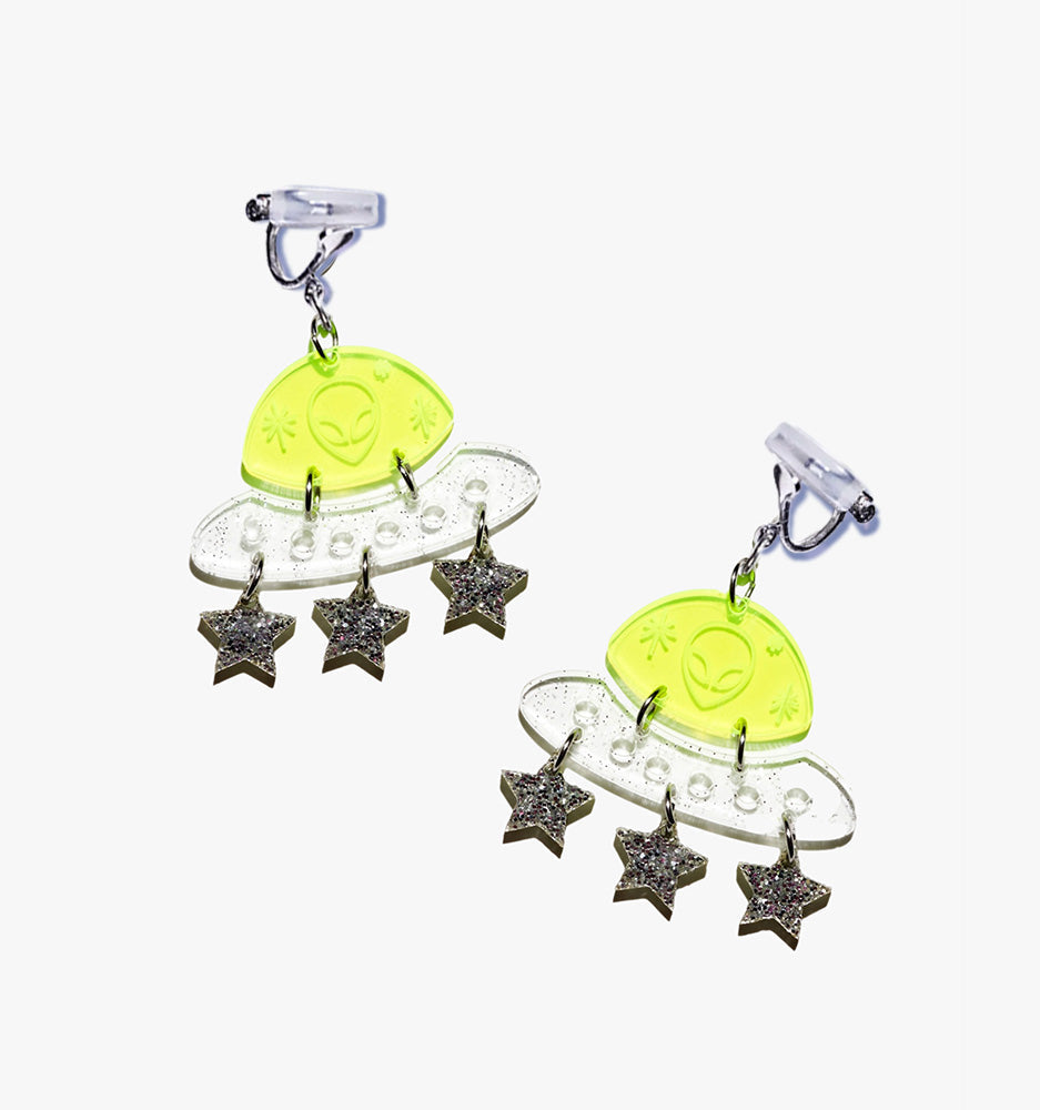 Milky Way UFO Earrings/Ear Clip