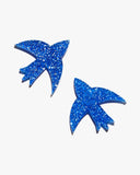 Blue Bird Eearrings/Ear Clip