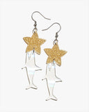 Star Shark Earrings/Ear Clip