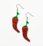 Zesty Chili Pepper Earrings/Ear Clip