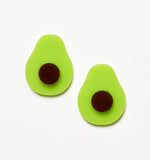 Green Avocado Earrings/Ear Clip